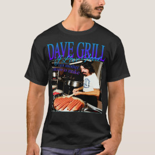 Camiseta David Grill 90 Grunge Rock N Roll Funny Parody Jo