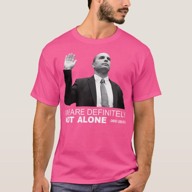 Camiseta David Grusch Uap Divulgação (Frente)