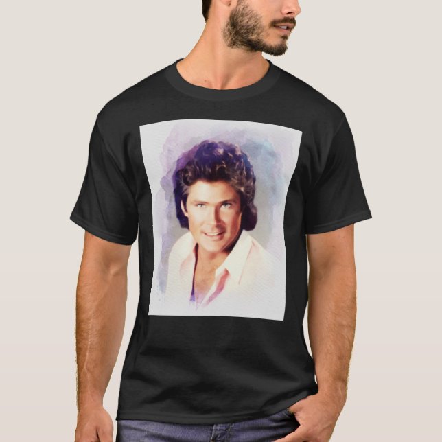 Camiseta David Hasselhoff, Ator Clássico T-Shirt (Frente)