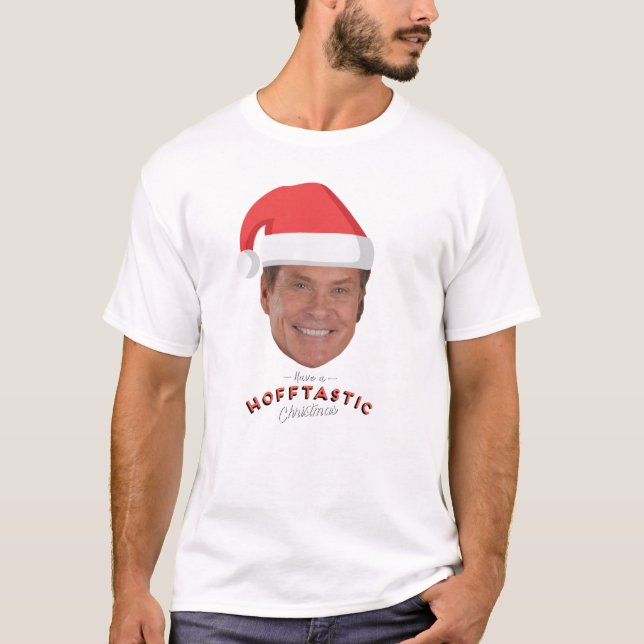 Camiseta David Hasselhoff Tem Um Natal Hofftastic260png (Frente)