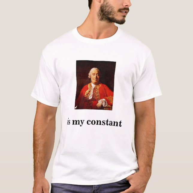 Camiseta David Hume é minha constante (Frente)