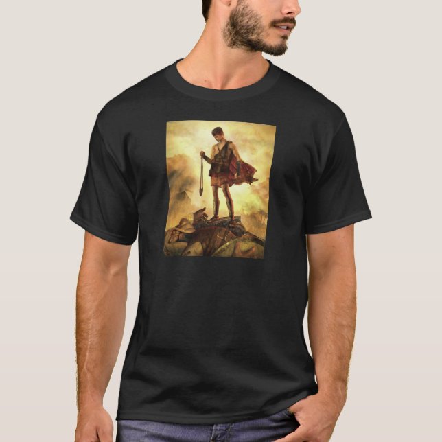 Camiseta David massacra Goliath (Frente)
