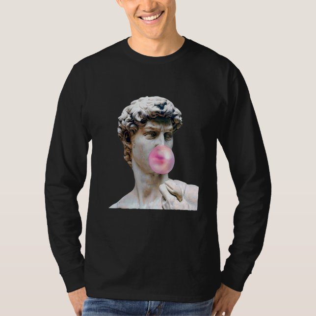 Camiseta David Michelangelo Chew Bubble Gum Statu Man W (Frente)