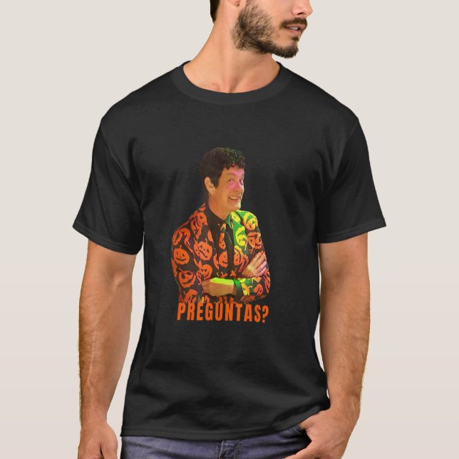 Camiseta David Pumpkins Preguntas Any Questions   Mens Clot (Frente)