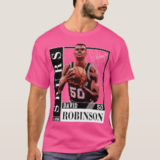 Camiseta David Robinson Basbol Signature Vintage Retro