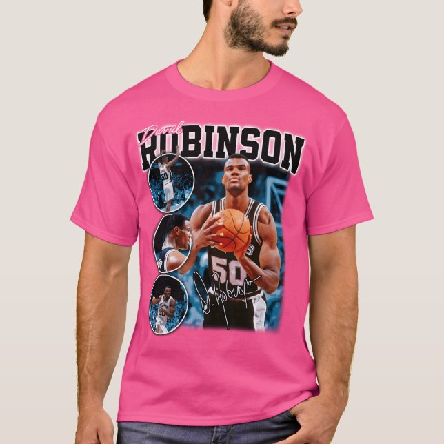 Camiseta David Robinson Basbol Signature Vintage Retro (Frente)