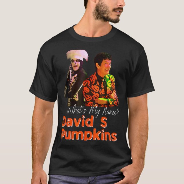 Camiseta David S Pumpkins Skeleton Funny Skit Men Clothing  (Frente)