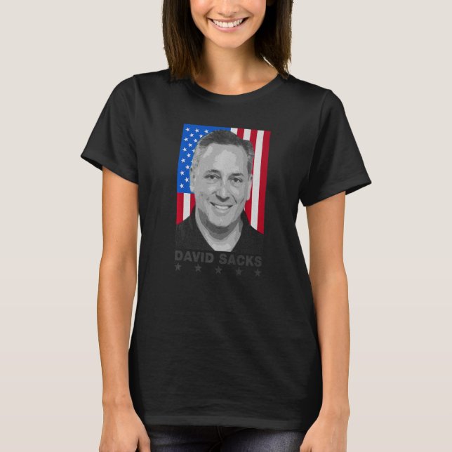 Camiseta David Sacks All In Podcast Co Host Investor Usa F (Frente)