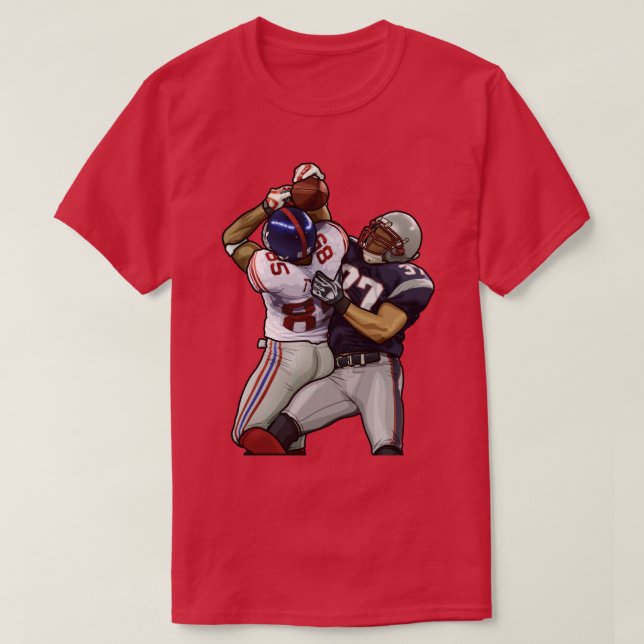 Camiseta David Tyree Helmet Catch (Frente do Design)