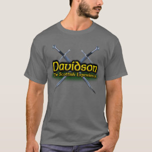 Camiseta Davidson o clã escocês da experiência