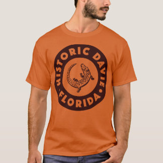 Camiseta Davie Florida Circle Brown