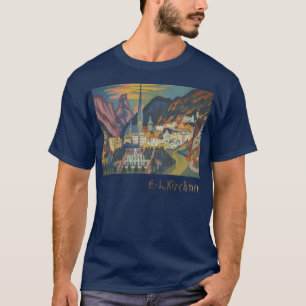 Camiseta Davos em Verão (1925) por Ernst Ludwig Kirchner