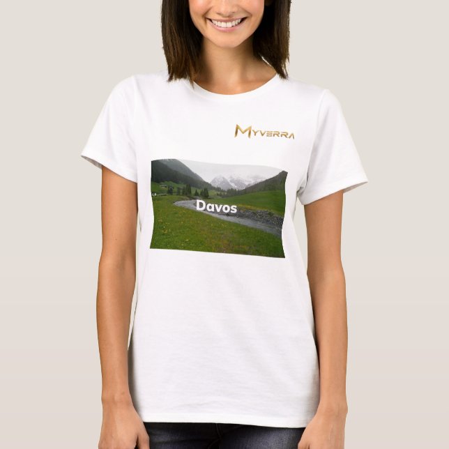 Camiseta Davos, Suíça  (Frente)