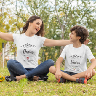 Camiseta Davos, Suiça. Aventura de Montanha Personalizada