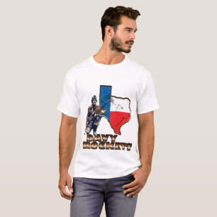 Camiseta Davy Crockett um herói popular americano