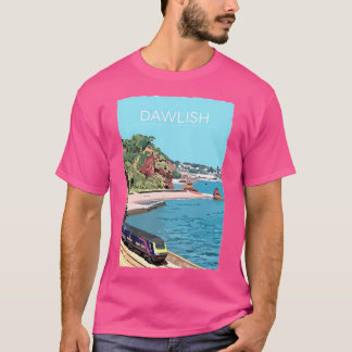 Camiseta Dawlish Retro Vintage Style Poster de viagens Canv