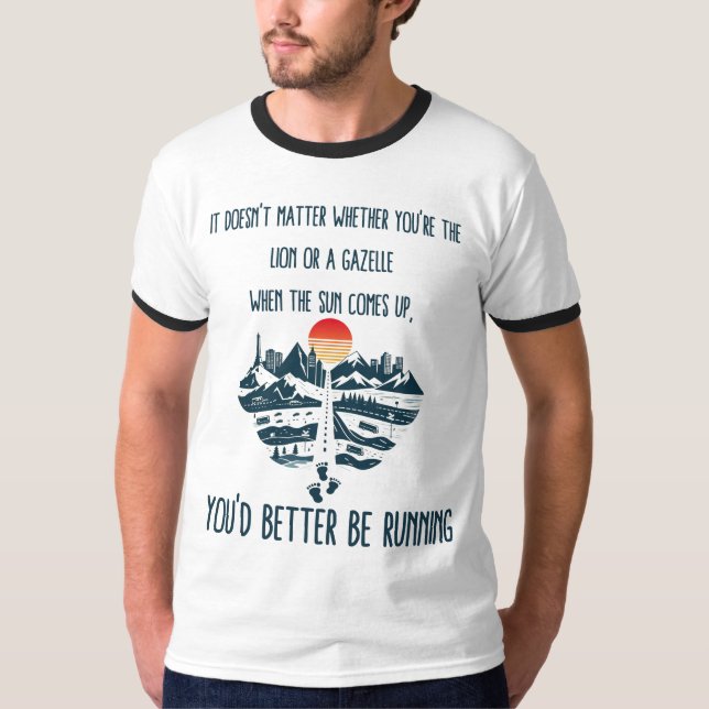 Camiseta Dawn Runner: Abrace a perseguição (Frente)