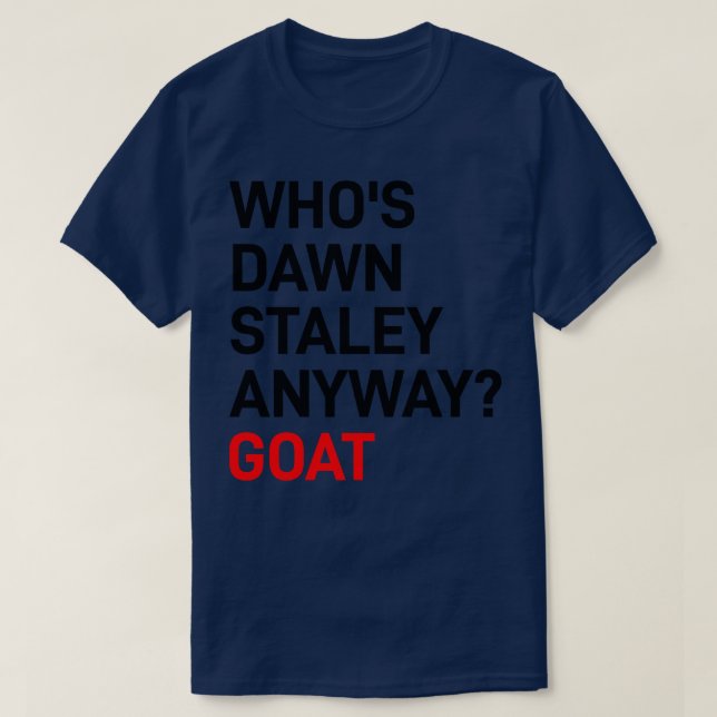 Camiseta Dawn Staley Goat (Frente do Design)