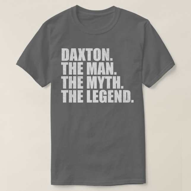 Camiseta Daxton Nome Daxton Nome dado Daxton (Frente do Design)