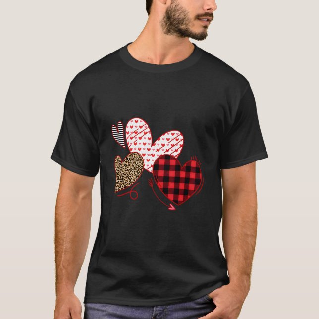 Camiseta Day He Love Leopard Plaid (Frente)