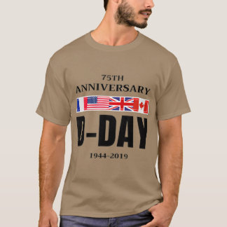 Camiseta Day Normandy Landing 75º aniversário Men G