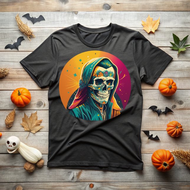 Camiseta Day of the Dead, Death knows no fear (Criador carregado)