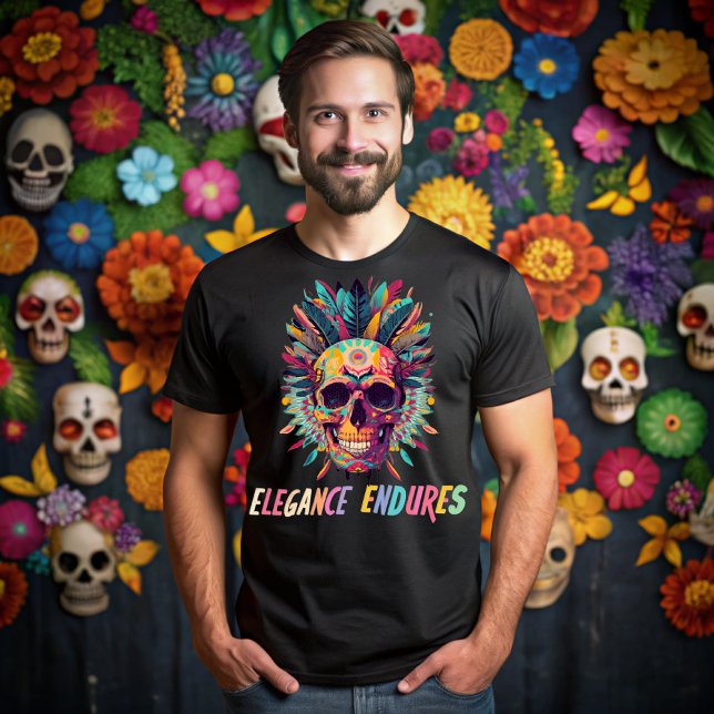 Camiseta Day of the Dead, Elegance endures (Criador carregado)