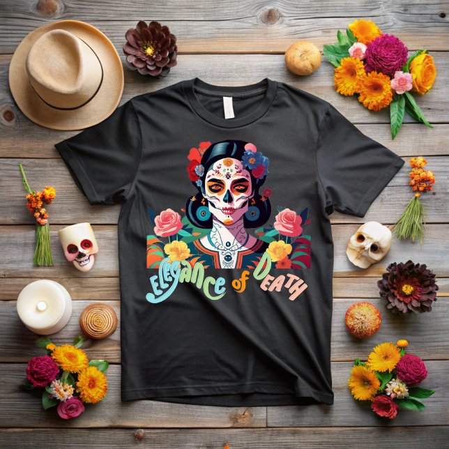 Camiseta Day of the dead, Elegance of death (Criador carregado)