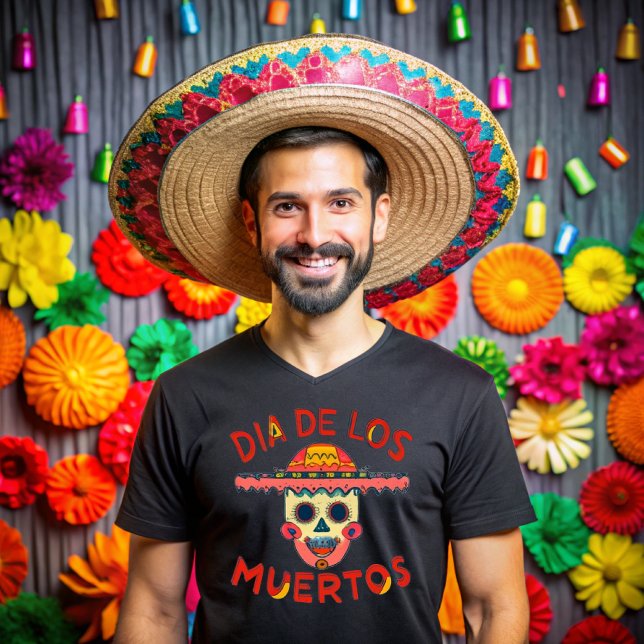 Camiseta Day of the dead, Mexican holiday (Criador carregado)