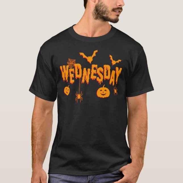 Camiseta Day Of The Week Easy Group Halloween Costume Wedne (Frente)