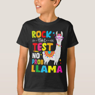 Camiseta Day Rock The Test Teacher No Prob Lama Teacher