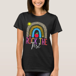 Camiseta Day Rock The Test Teacher Testing Day Leopardo Rai