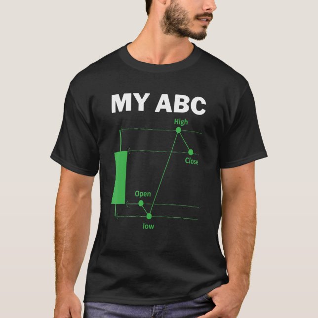 Camiseta Day Trading Quote My ABC Stockbroker Market Trader (Frente)