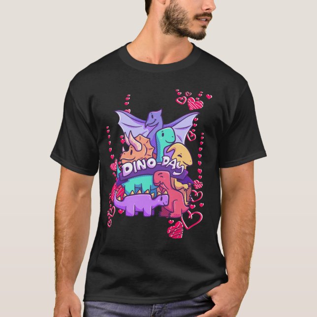 Camiseta Day Trex Brachio Diplo Amor (Frente)
