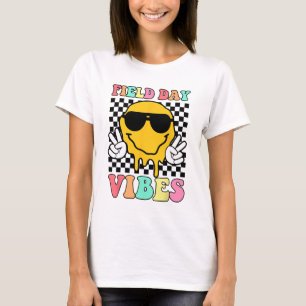 Camiseta Day Vibes Summer Teacher Kids No Último Dia Da Esc