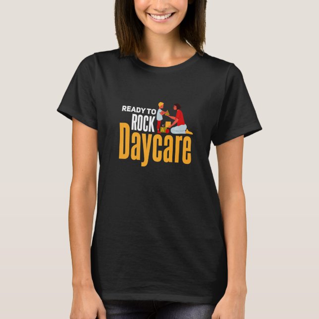 Camiseta Daycare Kindergarten Preschool Education Teacher s (Frente)