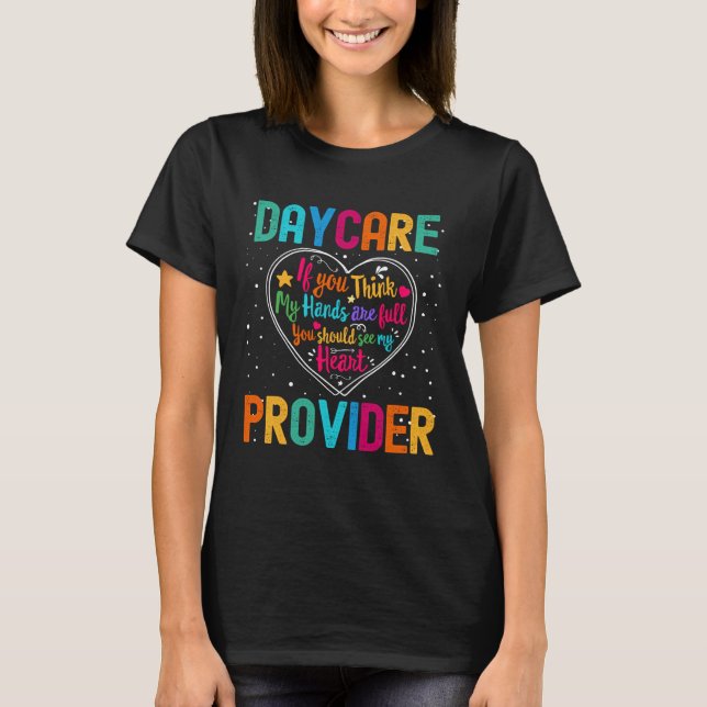 Camiseta Daycare Provider Appreciation Week Back to School  (Frente)