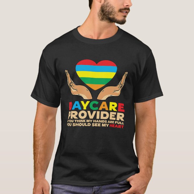 Camiseta Daycare Provider Children Hands Childcare 4 (Frente)