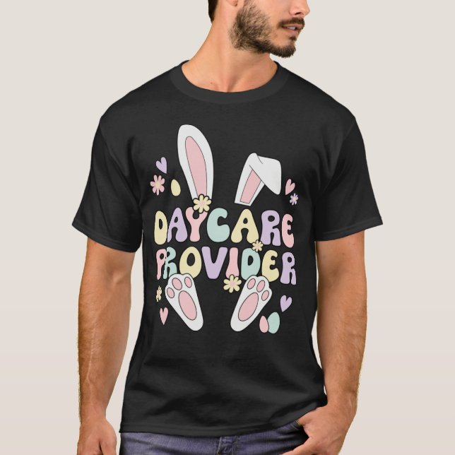 Camiseta Daycare Provider Easter Bunny Daycare Providers Ea (Frente)