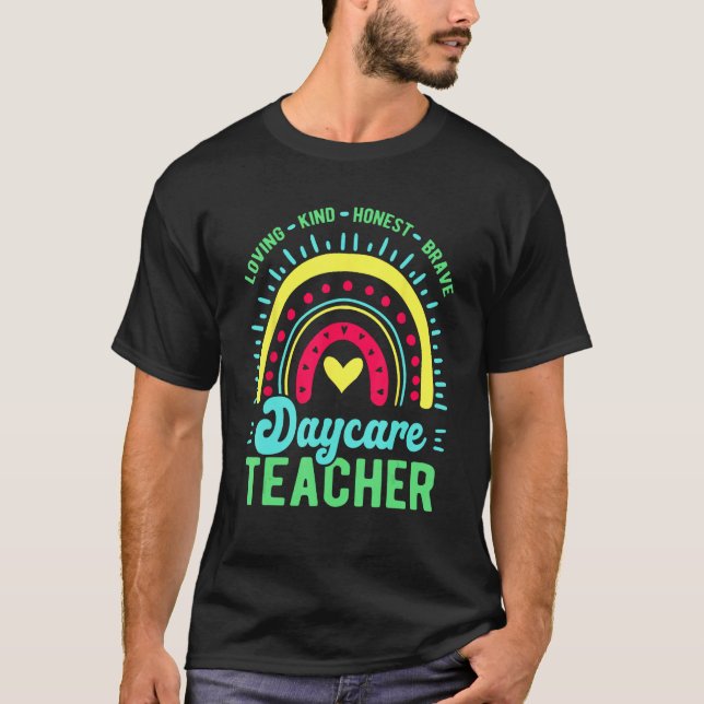 Camiseta Daycare Teacher Childcare Provider (Frente)