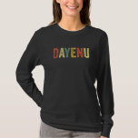 Camiseta Dayenu Suficiente para a Passagem Judaica do Seder<br><div class="desc">Dayenu Suficiente para a Páscoa Judaica Chanukkah Chanukah Hebraico</div>
