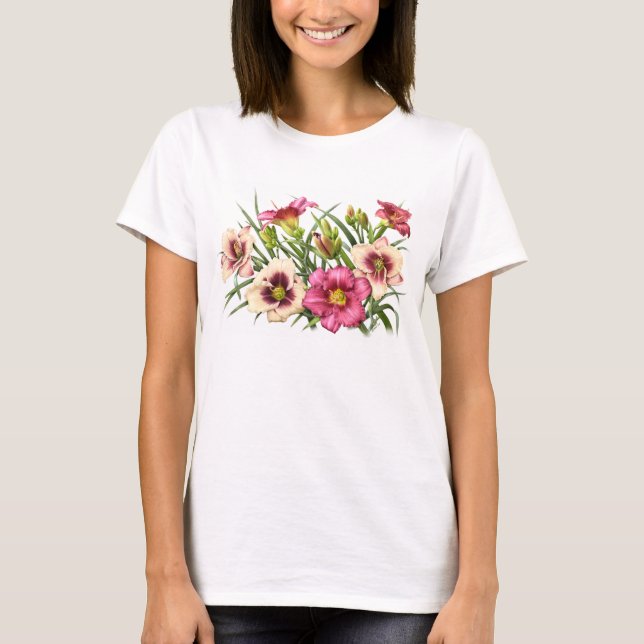 Camiseta Daylily Buquê Rubies (Frente)