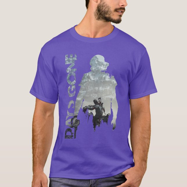 Camiseta Days Gone retrô (Frente)