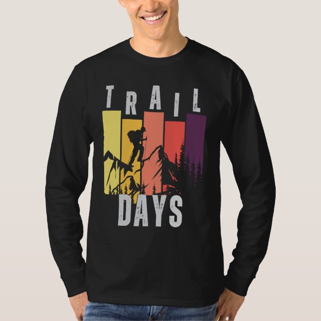 Camiseta Days of trail   adventure trail (Frente)