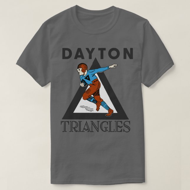 Camiseta Dayton com defeito triângulos 1929 (Frente do Design)