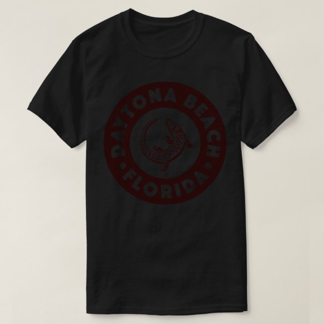 Camiseta Daytona Beach Circle Brown (Frente do Design)