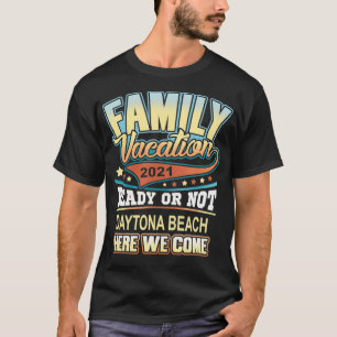 Camiseta Daytona Beach Family Vacation 2021 Melhores Memóri