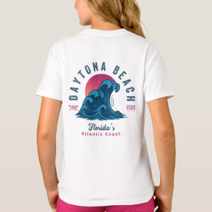 CAMISETA DAYTONA BEACH FLORIDA SUMMER WAVES VACAÇÃO