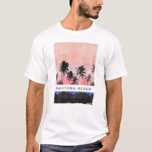Camiseta Daytona Beach Sunset Vacine Souvenir