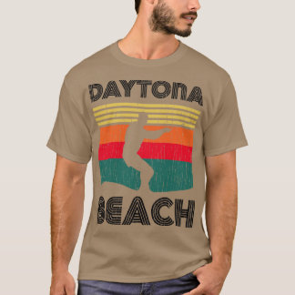 Camiseta Daytona Beach Vintage Retro Sunset Surfer Design